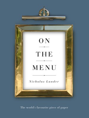 cover image of On the Menu